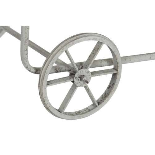 Pomoćni stolić DKD Home Decor Siva Prirodno Metal Jela Jelovina 110 x 67 x 46 cm Cijena
