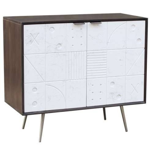 Ormarić za hodnik DKD Home Decor Bijela Smeđa Metal Drvo Manga 90 x 43 x 80 cm Cijena