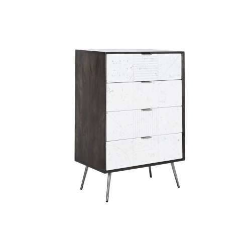 Ormarić s ladicama DKD Home Decor 70 x 40 x 105 cm Bijela Tamno smeđi Drvo Manga Cijena
