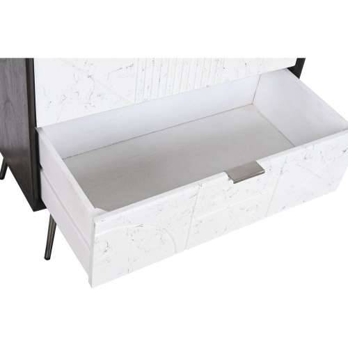 Ormarić s ladicama DKD Home Decor 70 x 40 x 105 cm Bijela Tamno smeđi Drvo Manga Cijena