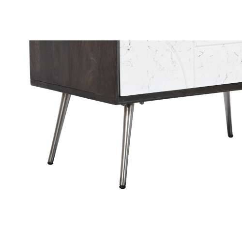 Ormarić s ladicama DKD Home Decor 70 x 40 x 105 cm Bijela Tamno smeđi Drvo Manga Cijena
