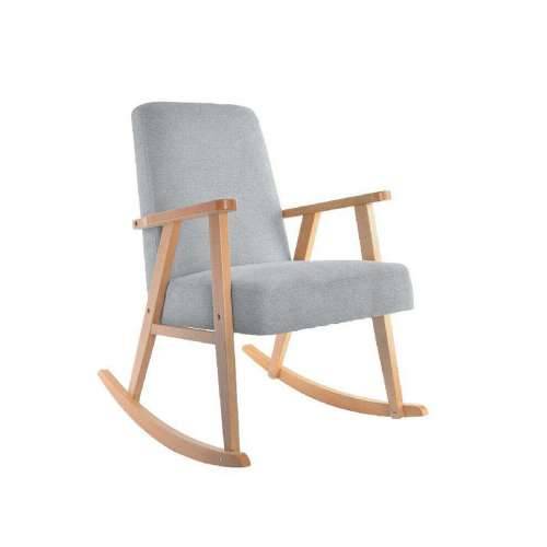 Naslonjač za ljuljanje DKD Home Decor Nebesko plava Prirodno Drvo bukva Drvo MDF 81 x 58 x 90 cm Cijena