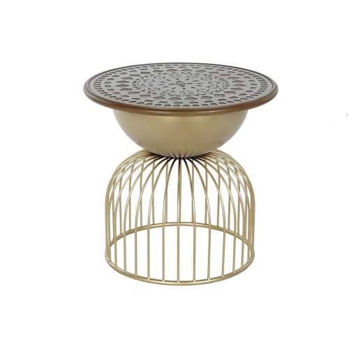 Pomoćni stolić DKD Home Decor 55,5 x 55,5 x 53 cm Jela Metal Cijena