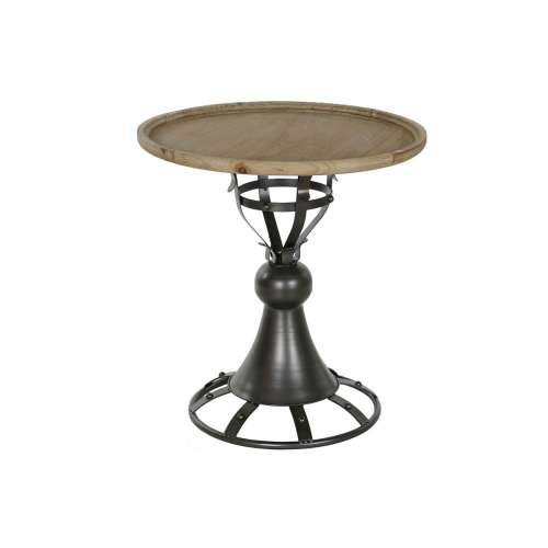 Pomoćni stolić DKD Home Decor Jela Crna Metal 60 x 60 x 63,5 cm Cijena