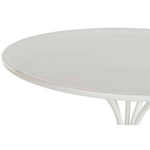 Pomoćni stolić DKD Home Decor 81 x 81 x 81,5 cm Metal Bijela Cijena