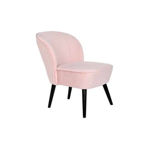 Sjedalo DKD Home Decor Crna Svetlo roza Drvo 60 x 70 x 78 cm Cijena