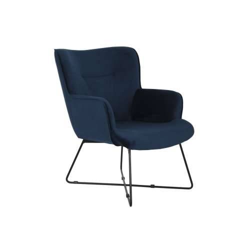 Sjedalo DKD Home Decor Plava Crna Metal 68 x 76 x 90 cm Cijena