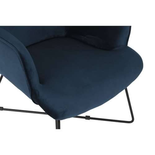 Sjedalo DKD Home Decor Plava Crna Metal 68 x 76 x 90 cm Cijena