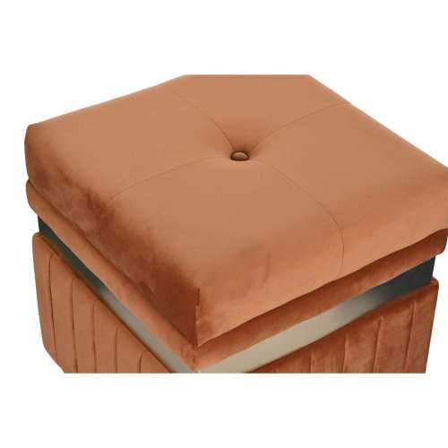 Stolac DKD Home Decor Plava Zelena Oranžna zlatan Drvo MDF 93 x 47 x 45 cm (3 kom.) Cijena