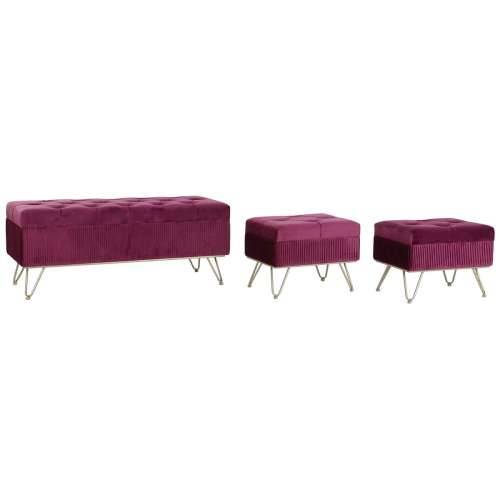 Stolac DKD Home Decor 110 x 42 x 44 cm Metal Granatna Cijena