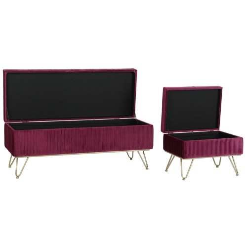 Stolac DKD Home Decor 110 x 42 x 44 cm Metal Granatna Cijena
