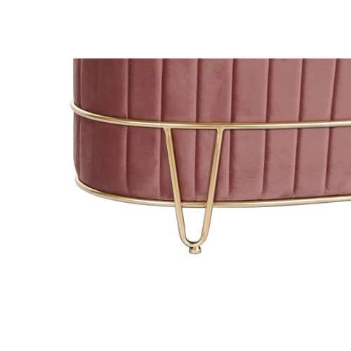 Stolac DKD Home Decor 80 x 42 x 45 cm Siva zlatan Metal Bordo Cijena