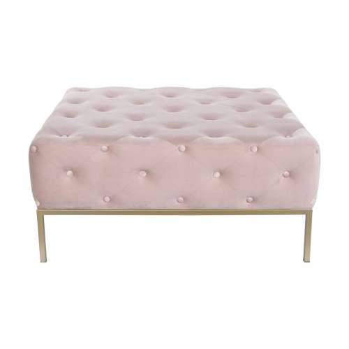 Stolac DKD Home Decor Roza zlatan Metal 100 x 100 x 45 cm Cijena