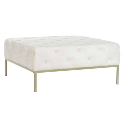 Stolac DKD Home Decor Bijela zlatan Metal 100 x 100 x 45 cm Cijena