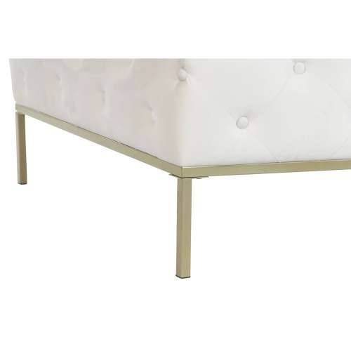 Stolac DKD Home Decor Bijela zlatan Metal 100 x 100 x 45 cm Cijena