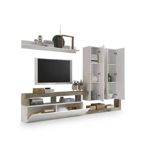Namještaj za TV kabinet DKD Home Decor Bijela Metal Aluminij Drvo MDF 277 x 75 x 173 cm 277 x 35 x 173 cm Cijena