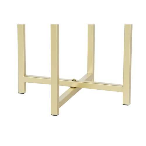 Set žardinjera DKD Home Decor 28,5 x 28,5 x 65,5 cm 28 x 28 x 65 cm Crna zlatan Metal Cijena