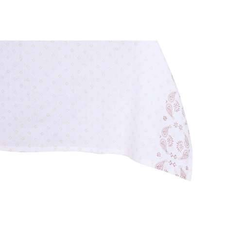 Stolnjak i salvete DKD Home Decor 150 x 250 x 0,5 cm Roza Bijela (2 kom.) Cijena