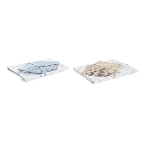 Stolnjak i salvete DKD Home Decor 150 x 250 x 0,5 cm Plava Smeđa Bijela (2 kom.) Cijena
