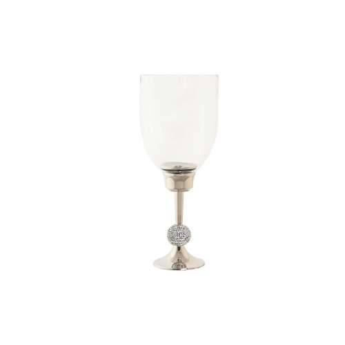 Svijećnjak DKD Home Decor 16 x 16 x 41 cm Srebrna Aluminij Akril Cijena
