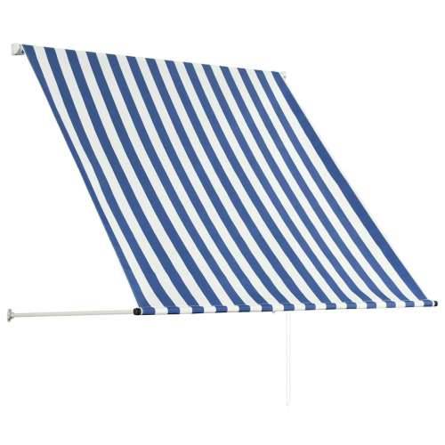 Tenda na uvlačenje 150 x 150 cm plavo-bijela - Plava i bijela 150 x 150 cm 1 Cijena
