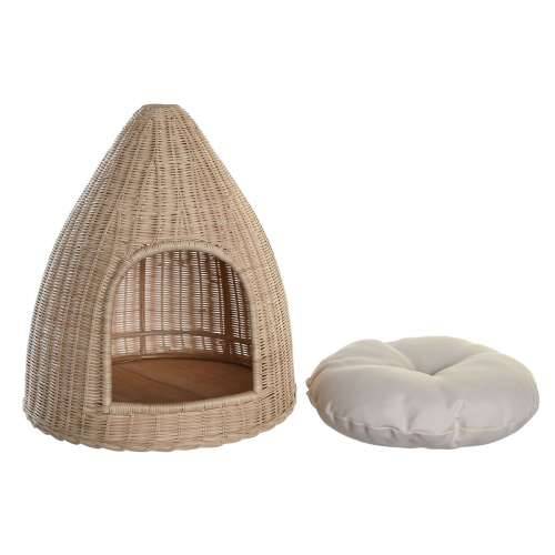 Krevet za kućne ljubimce DKD Home Decor 45 x 45 x 57 cm Prirodno Ratan Cijena
