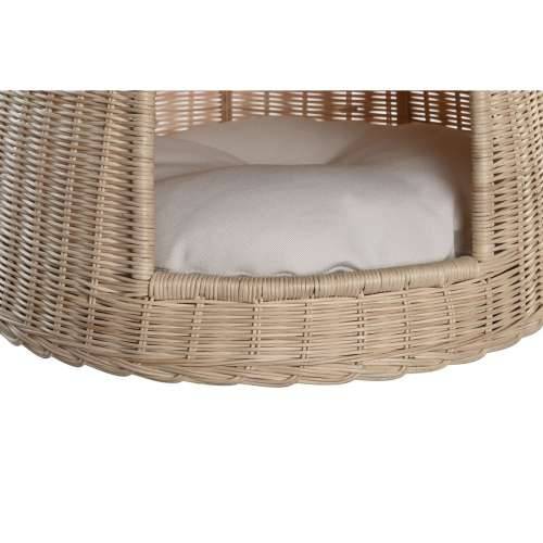 Krevet za kućne ljubimce DKD Home Decor 45 x 45 x 57 cm Prirodno Ratan Cijena