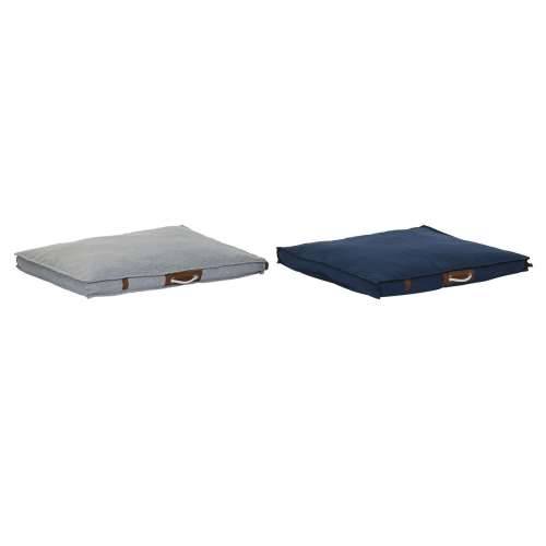 Krevet za kućne ljubimce DKD Home Decor 88 x 68 x 10 cm Mornarsko plava Svjetlo siva 2 kom. Cijena