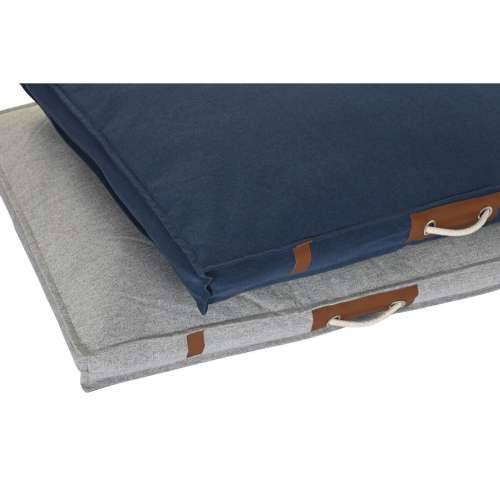 Krevet za kućne ljubimce DKD Home Decor 88 x 68 x 10 cm Mornarsko plava Svjetlo siva 2 kom. Cijena