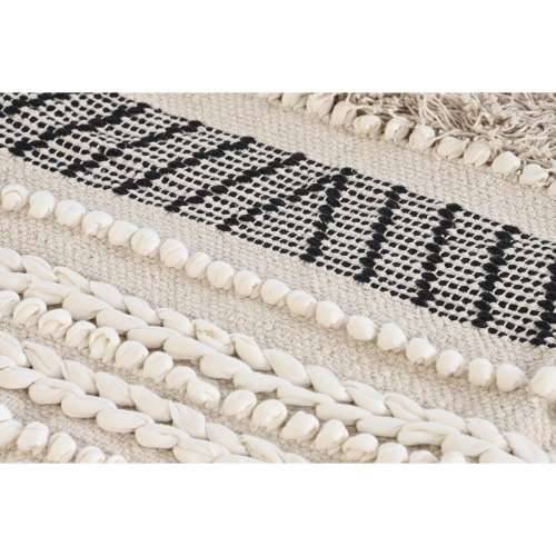 Tepih DKD Home Decor 180 x 120 x 1 cm Crna Bež Pamuk Boho Cijena