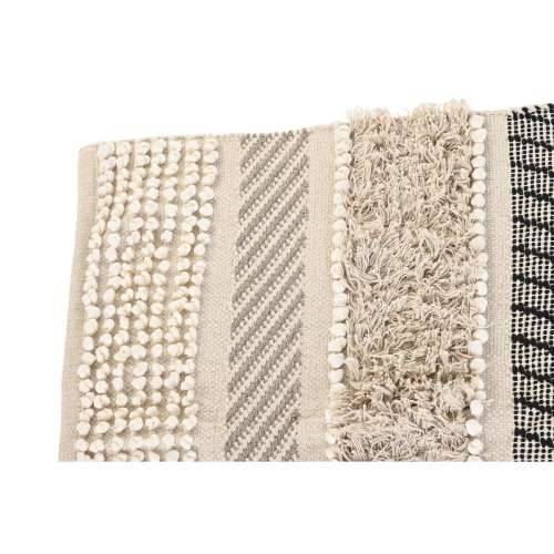 Tepih DKD Home Decor 180 x 120 x 1 cm Crna Bež Pamuk Boho Cijena