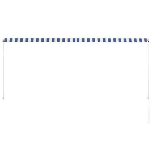 Tenda na uvlačenje 300 x 150 cm plavo-bijela - Plava i bijela 300 x 150 cm 1 Cijena