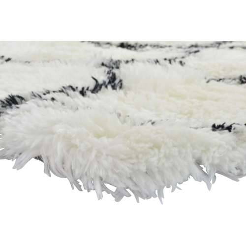 Tepih DKD Home Decor 160 x 230 x 5 cm Poliester Bijela rombi Cijena