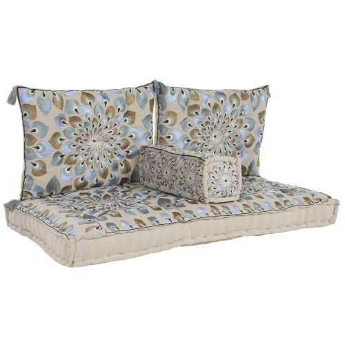 Vrtna fotelja DKD Home Decor Plava Bež 155 x 76 x 65 cm 150 x 76 x 20 cm Cijena