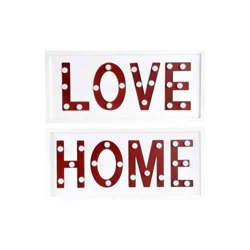 Zidni Ukras DKD Home Decor Bijela Crvena gradski 48 x 4 x 22 cm (2 kom.) Cijena