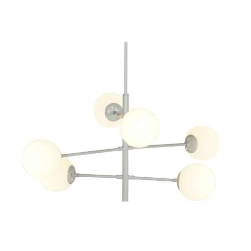 Stropna svjetiljka DKD Home Decor 96 x 73 x 50 cm Kristal Metal Bijela 50 W Cijena