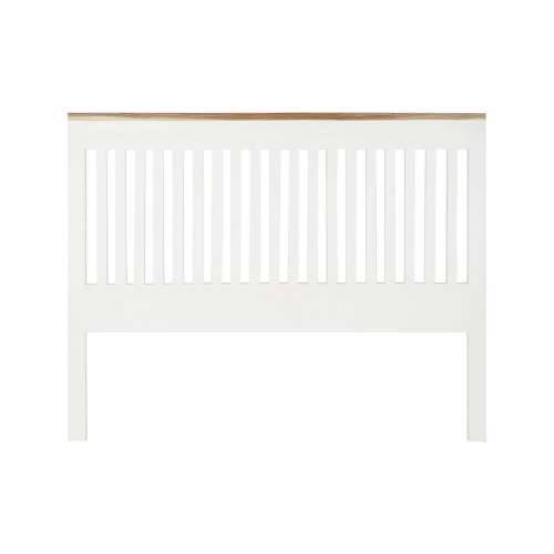 Uzglavlje DKD Home Decor Bijela Smeđa Drvo akacije Drvo Manga 165 x 3 x 135 cm Cijena