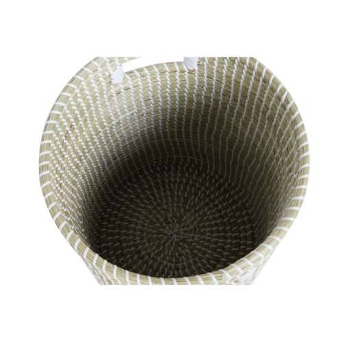 Set košara DKD Home Decor Plava Bijela Prirodno Morska trava 44 x 44 x 51 cm Cijena