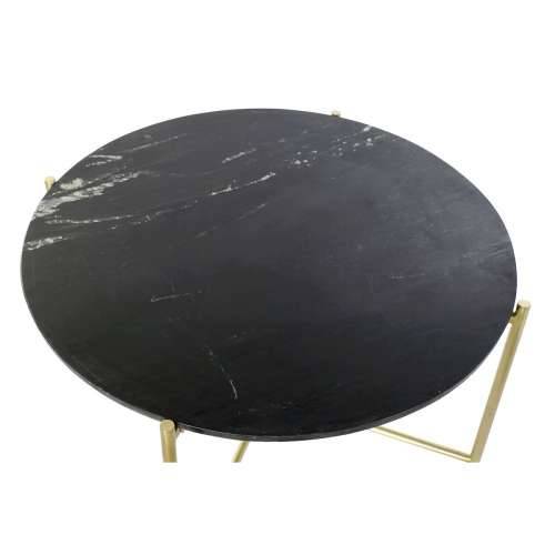 Stolić za dnevni boravak DKD Home Decor 81 x 81 x 44 cm Mramor Željezo Cijena