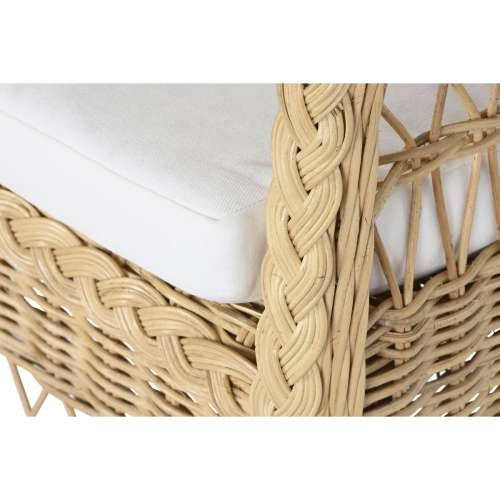 Fotelja DKD Home Decor Bijela Prirodno 56 x 63 x 86 cm Cijena