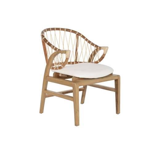 Naslonjač DKD Home Decor Bijela Prirodno 57 x 68 x 79 cm 57 x 65 x 79 cm Cijena