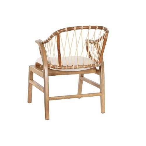 Naslonjač DKD Home Decor Bijela Prirodno 57 x 68 x 79 cm 57 x 65 x 79 cm Cijena