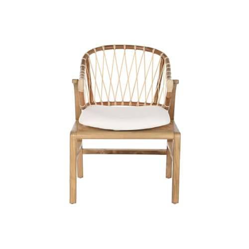 Naslonjač DKD Home Decor Bijela Prirodno 57 x 68 x 79 cm 57 x 65 x 79 cm Cijena