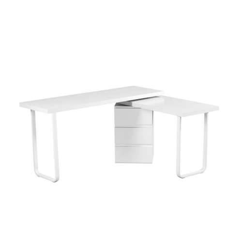 Pisaći stol DKD Home Decor 150 x 120 x 75 cm Prirodno Metal Bijela Drvo MDF Cijena