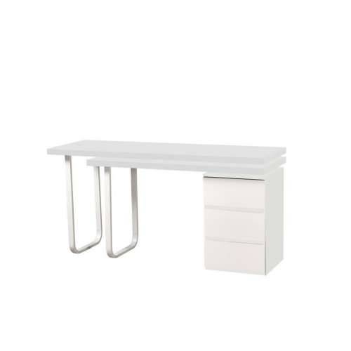 Pisaći stol DKD Home Decor 150 x 120 x 75 cm Prirodno Metal Bijela Drvo MDF Cijena