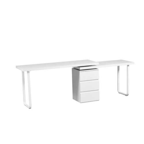 Pisaći stol DKD Home Decor 150 x 120 x 75 cm Prirodno Metal Bijela Drvo MDF Cijena