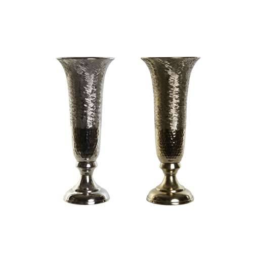 Vrč DKD Home Decor zlatan Srebrna Aluminij 13 x 13 x 33 cm (2 kom.) Cijena