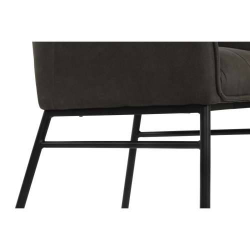 Naslonjač DKD Home Decor Crna Tamno smeđi Tamno sivo 60 x 60 x 84 cm Cijena