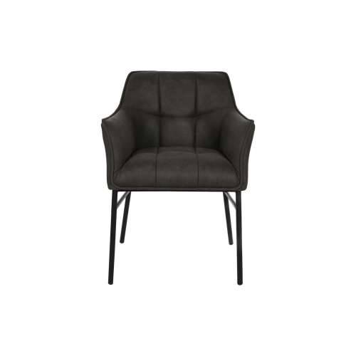 Naslonjač DKD Home Decor Crna Tamno smeđi Tamno sivo 60 x 60 x 84 cm Cijena