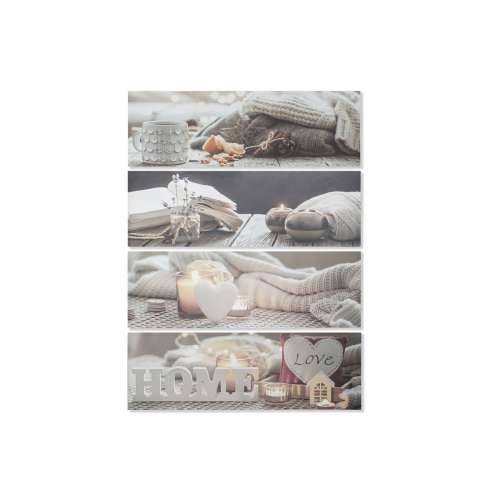 Slika DKD Home Decor Spa Skandinavski 135 x 2,5 x 45 cm (4 kom.) Cijena